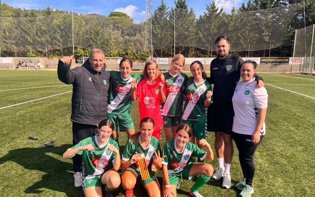 L’Infantil Femení del CF Alella arrenca la lliga a tot gas (0-4)