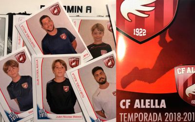 El CF Alella ja té el seu àlbum de cromos oficial