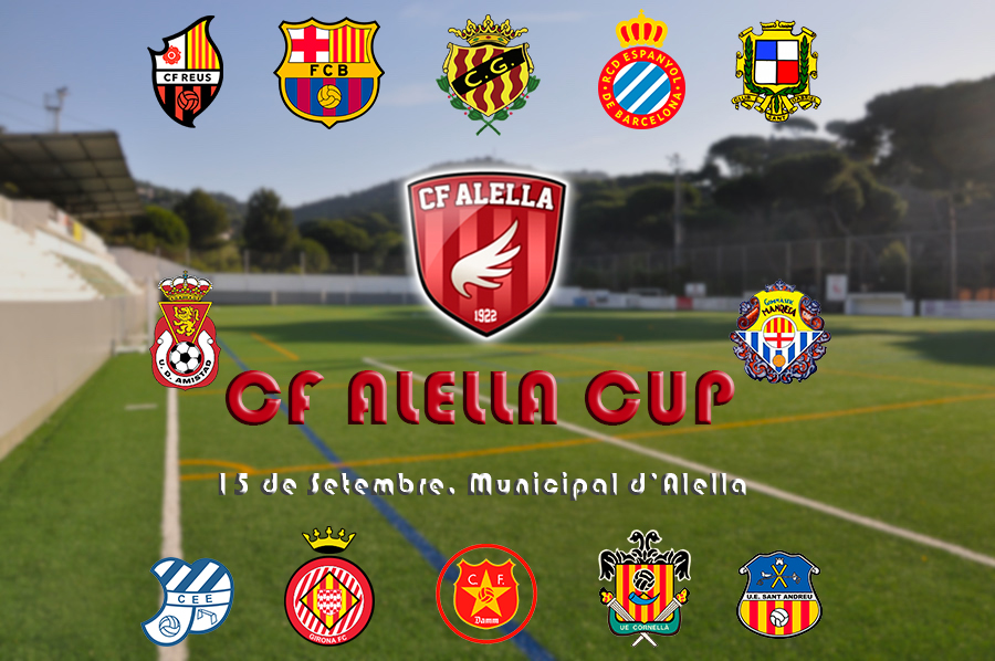 Barça, Espanyol i Girona lideren el cartell de la CF Alella Cup