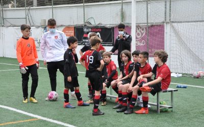 Triple victòria en l’estrena de tres Alevins