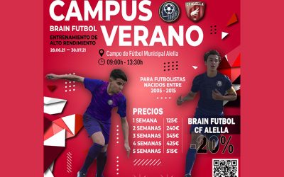 Arriba el Campus d’estiu 2021 de la mà de Brain Futbol!